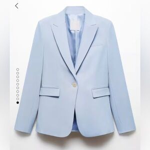 NWOT Women’s Blazer Blue Size 4, Mango